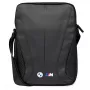 BMW Carbon Tricolour Tablet Bag 10 inch Black