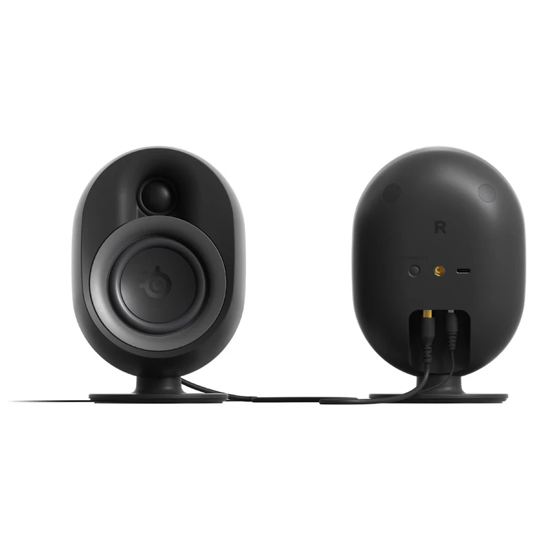 SteelSeries Arena 9 5.1 kanalų garsiakalbių sistema su belaidžiu žemų dažnių garsiakalbiu, Bluetooth 5.0, RGB apšvietimu, juoda