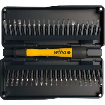 Wiha zai Hause Micro Bit Set, 42 vnt. (Juodas, su antgalių laikikliu su ESD rankena)