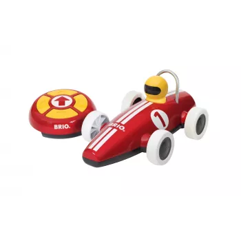 BRIO RC Rennwagen su nuotolinio valdymo pulteliu, raudona/balta