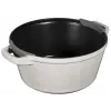Staub La Cocotte Apvalus ketaus puodas 24 cm 3.8 L Juodas