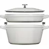 Staub La Cocotte Apvalus ketaus puodas 24 cm 3.8 L Juodas