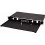 LogiLink FB0001B 19 inch 1U Ištraukiama Skaidulinės Optikos Sujungimo Dėžė, Tuščias Korpusas, Juoda