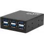 Exsys USB 3.2 Gen 1 Hub su 15kV ESD apsauga, DIN bėgelio tvirtinimu, 6 prievadų (EX-11246HMS)