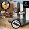 ONKRON TS2811E-B Mobilus televizoriaus stovas 50-120 colių ekranams, juodas