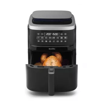 Breville VDF133X Aliejaus nenaudojantis garų gruzdintuvas, 7L, 1700W, juoda/sidabrinė