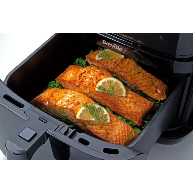 Breville VDF133X Aliejaus nenaudojantis garų gruzdintuvas, 7L, 1700W, juoda/sidabrinė