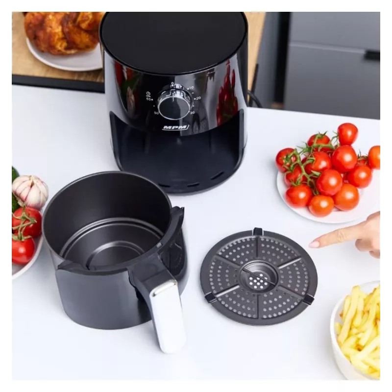 MPM MFR-12 Oro gruzdintuvė 1500W 3.2L Juoda