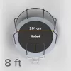REBEL Active Trampoline PRO 8ft/244cm su apsauginiu tinklu ir kopėtėlėmis