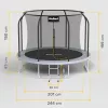REBEL Active Trampoline PRO 8ft/244cm su apsauginiu tinklu ir kopėtėlėmis