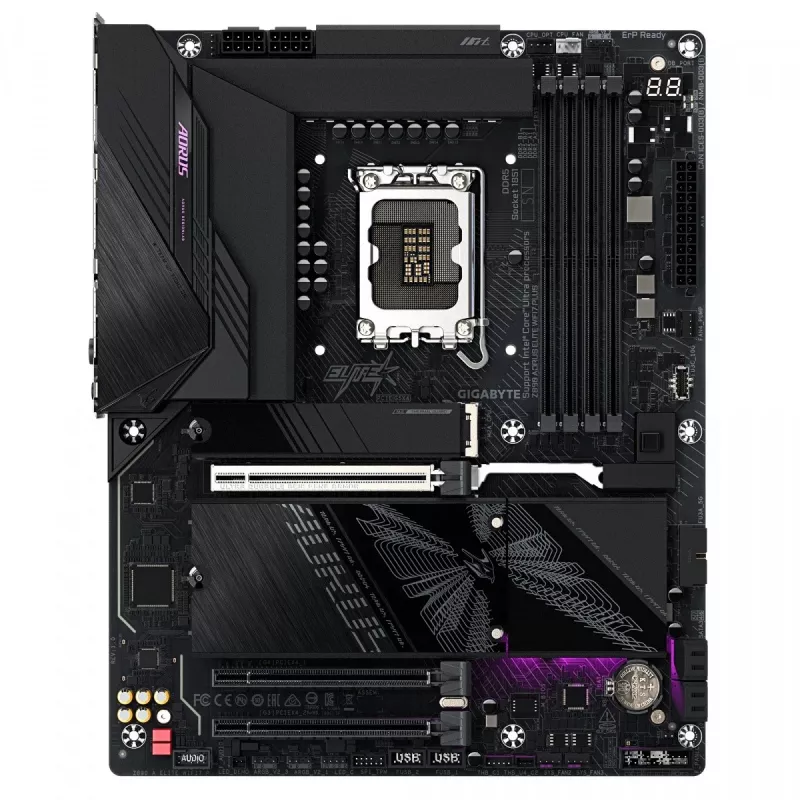 GIGABYTE Z890 AORUS ELITE WIFI7 PLUS Motininė plokštė LGA1851 DDR5 ATX