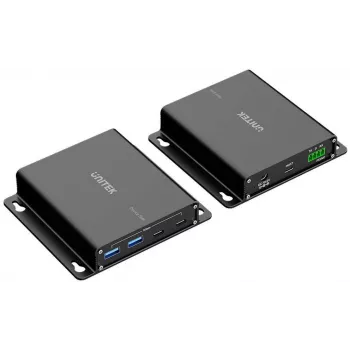 UNITEK USB 3.0 ilgintuvas per Ethernet 100m su 4 prievadų šakotuvu