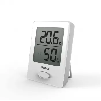 Duux Sense Hygrometer + Thermometer White LCD Display