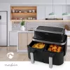 Nedis KAAF320BK Karšto oro gruzdintuvė su dviem krepšeliais 8.4 L 2600 W Skaitmeninis liečiamasis ekranas Juoda