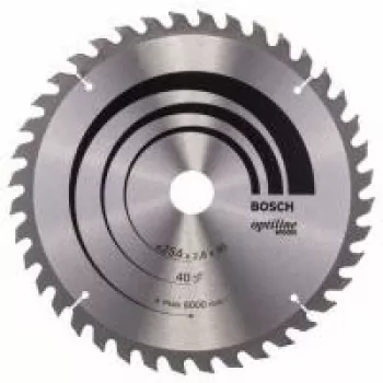 Bosch Optiline Wood Circular Saw Blade 254mm 40T Bore 30mm