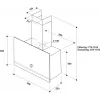 Whirlpool WHVA 62F LM K Sieninis Gartraukis, 59.8 cm, 485 m³/h, Mechaninis, LED, Juodas