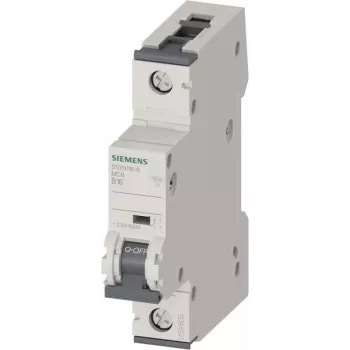 Siemens 5SY6116-6 Miniatiūrinis grandinės pertraukiklis B16A 1-polius 6kA SENTRON