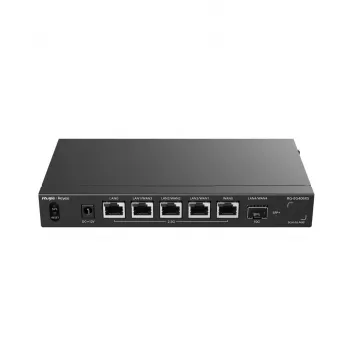 Ruijie Reyee RG-EG406XS Multi-WAN debesų valdymo šliuzas, 6 prievadai, 2,5GE WAN/LAN, 10G SFP+, VPN, debesų valdymas, montuojamas į stelažą