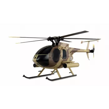Sraigtasparnis Amewi AFX MD500E Military Brushless 4-Channel RC Helicopter RTF