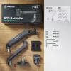 ONKRON G95-G Monitor Laikiklis 17-45 colių Monitoriams, Graphite
