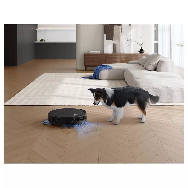 ECOVACS DEEBOT T50 OMNI Gen3 Robot Vacuum and Mop, Black, 8000 Pa Suction, Auto-Empty Station