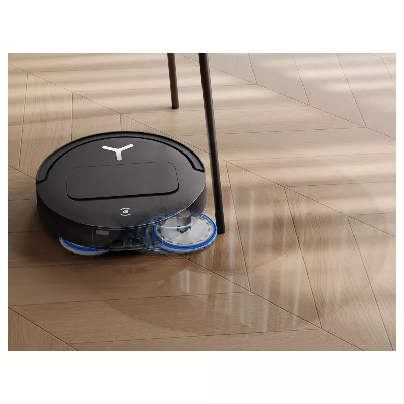 ECOVACS DEEBOT T50 OMNI Gen3 Robot Vacuum and Mop, Black, 8000 Pa Suction, Auto-Empty Station