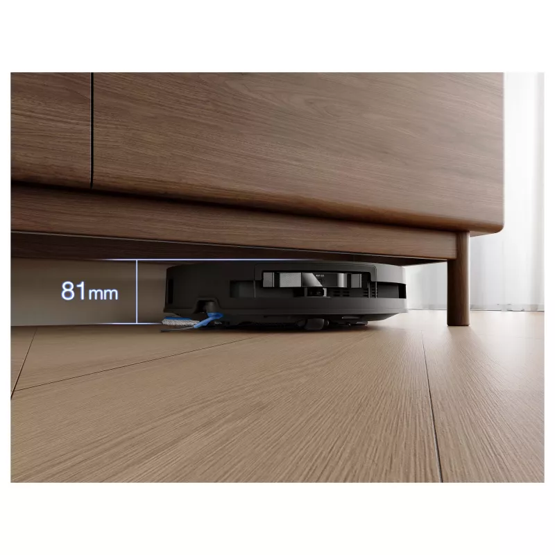 ECOVACS DEEBOT T50 OMNI Gen3 Robot Vacuum and Mop, Black, 8000 Pa Suction, Auto-Empty Station