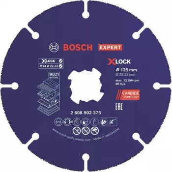 Bosch EXPERT Multi Material 2608902375 Carbido pjovimo diskas 125x1.6x22.23mm, 1 vnt.