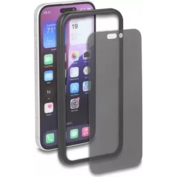 Delock Privatumo ekrano apsauga, skirta iPhone 16, grūdintas stiklas, 2 krypčių apsauga nuo šnipinėjimo, su montavimo priemone (81654)