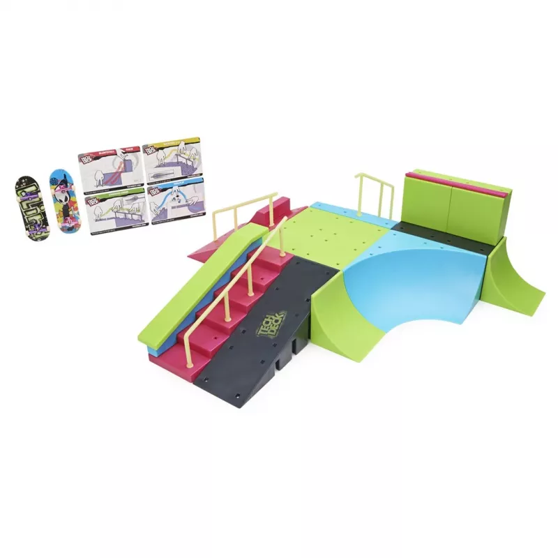 SPINMASTER Tech Deck Ramp X-Connect Neon Mega Park su pirštų riedlente