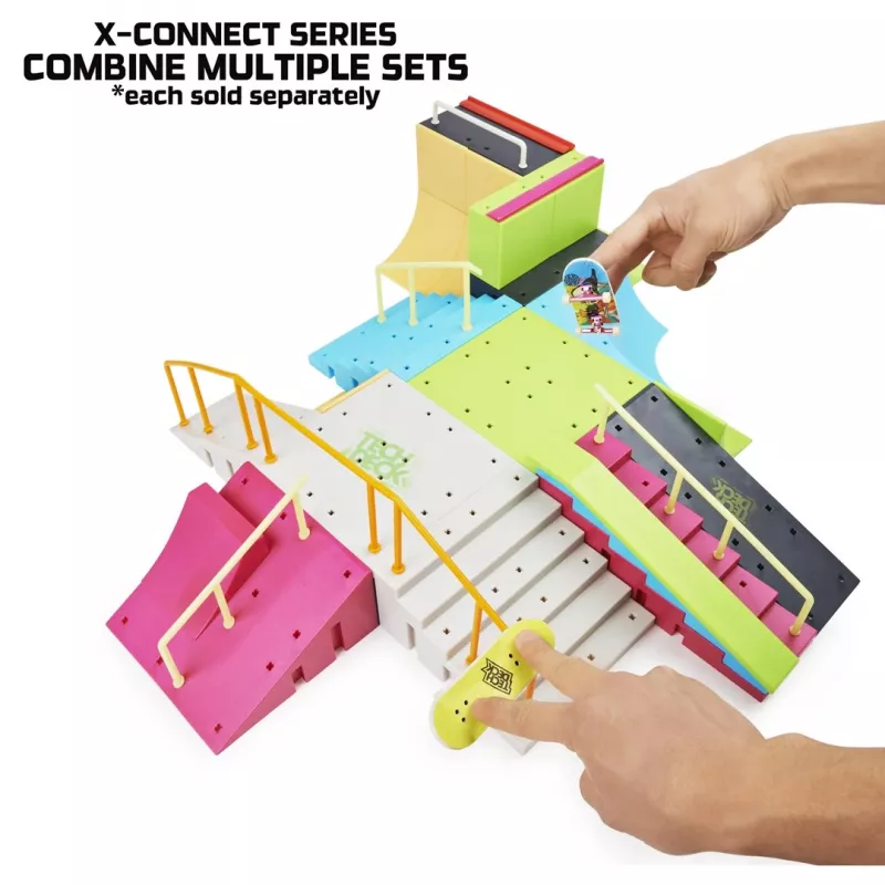 SPINMASTER Tech Deck Ramp X-Connect Neon Mega Park su pirštų riedlente