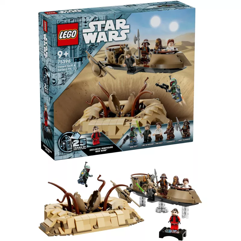 LEGO Star Wars 75396 Pustynny Skiff & Sarlacc Pit