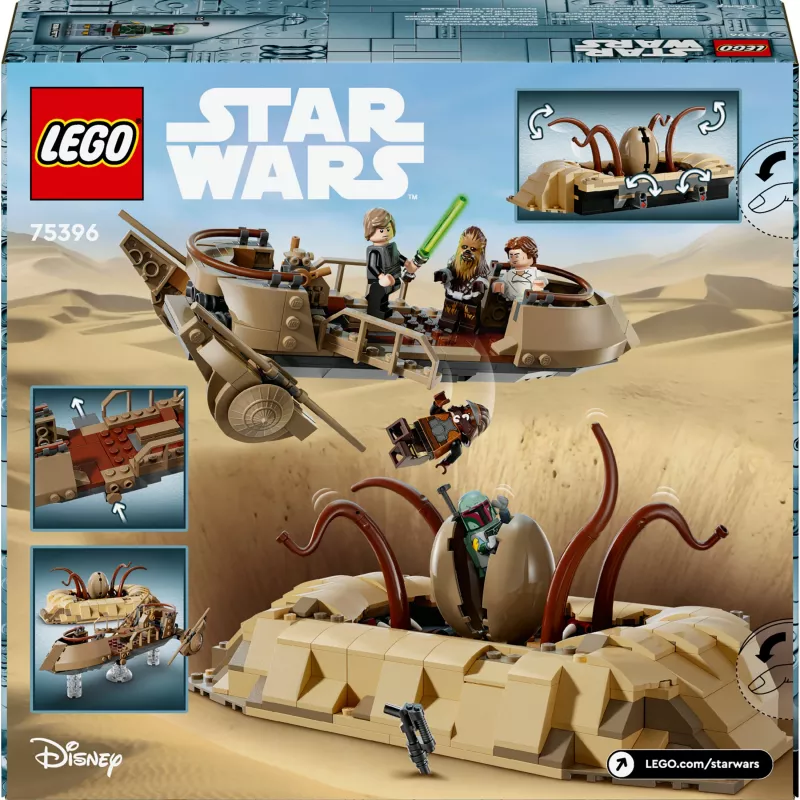 LEGO Star Wars 75396 Pustynny Skiff & Sarlacc Pit