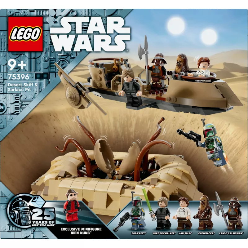 LEGO Star Wars 75396 Pustynny Skiff & Sarlacc Pit
