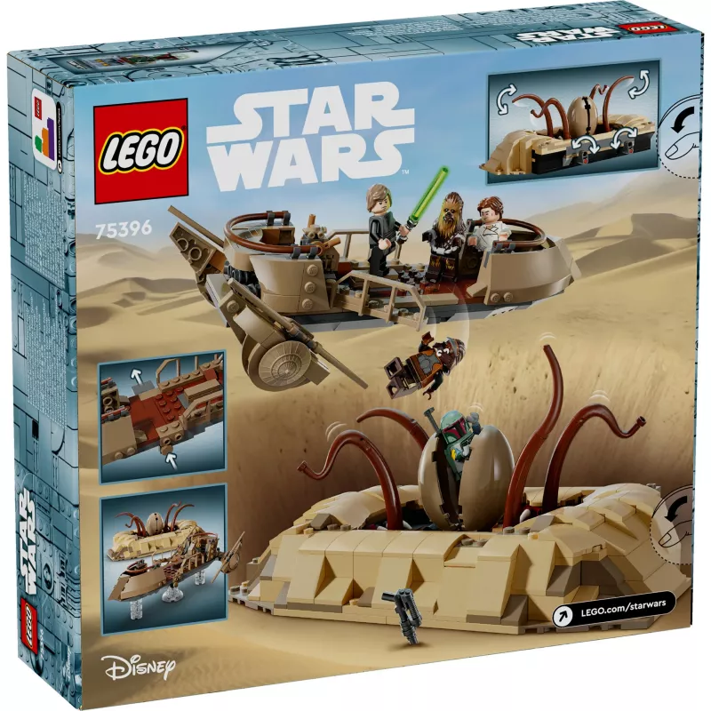 LEGO Star Wars 75396 Pustynny Skiff & Sarlacc Pit