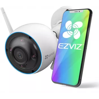 EZVIZ H3 3K 5MP lauko IP kamera su naktiniu matymu, Wi-Fi, balta