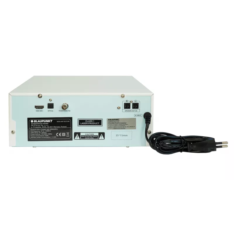 Blaupunkt MS30.2BT Edition mikro sistema su Bluetooth, CD, USB, HDMI ARC, FM radiju, 2x25W RMS, juoda