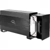 OWC Mercury Elite Pro Dual - Išorinis RAID dėklas - 2 vietos - 2.5/3.5 colio - SATA I/II/III - USB 3.1 Gen 1 ir eSATA - Aliuminis - Juoda