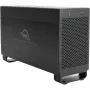 OWC Mercury Elite Pro Dual - Išorinis RAID dėklas - 2 vietos - 2.5/3.5 colio - SATA I/II/III - USB 3.1 Gen 1 ir eSATA - Aliuminis - Juoda