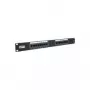 TRENDnet Patch Panel - CAT 6 - 48 Ports - 2U Rack-Mount - Unshielded - Black