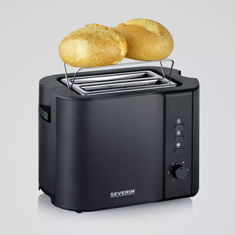 Severin AT 9552 Skrudintuvas 2 griežinėliams Juodas 800 W
