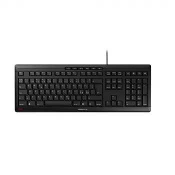 Cherry STREAM KEYBOARD - Wired USB Keyboard - Pan-Nordic Layout - Black