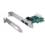 EXSYS EX-11042 PCIe USB 3.2 Gen 1 plokštė su 2 prievadais NEC lustu