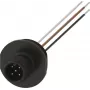 Siemens 3SY3128 Jungtis padėties jungikliams, 5 polių, varžtiniai gnybtai, IP65, juoda/pilka
