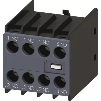 Siemens 3RH2911-1HA13 Pagalbinis kontaktų blokas 1NO+3NC, skirtas SIRIUS 3RT2/3RH2