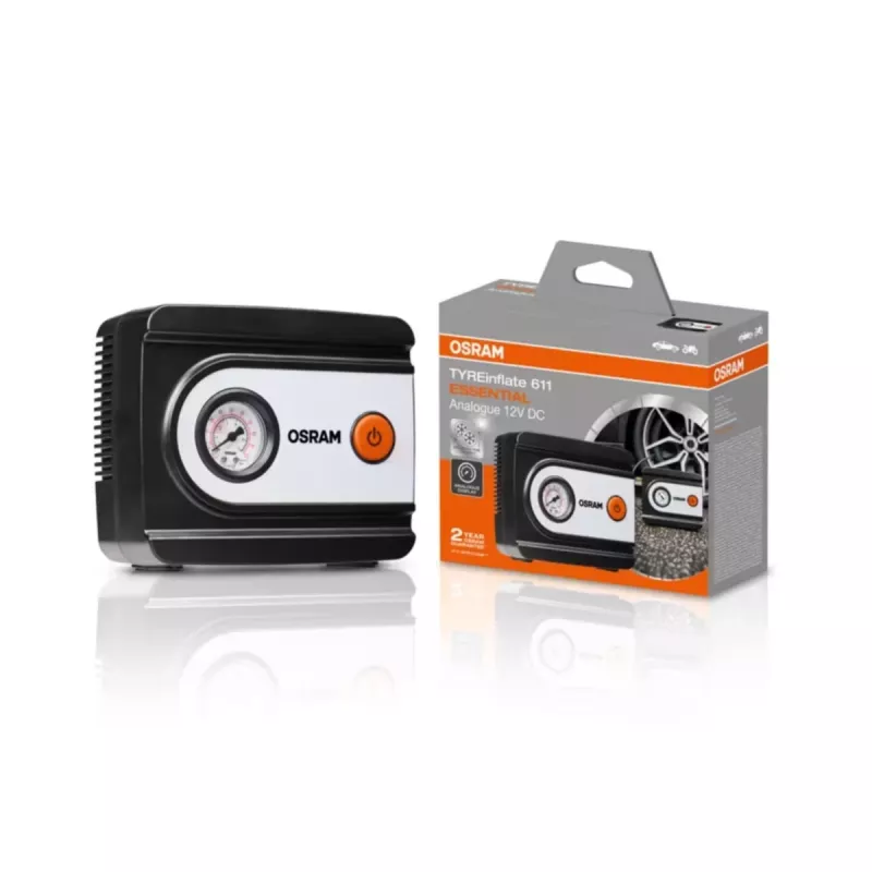 OSRAM TyreInflate 611 Essential 12V automobilinė padangų pripūtimo pompa