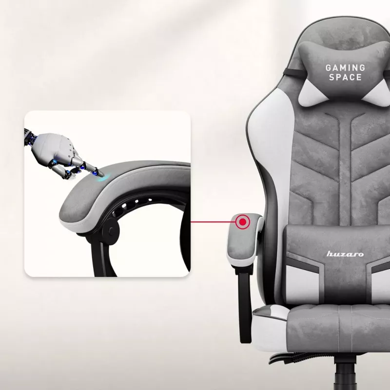 Huzaro Force 2.7 Grey Gaming Chair