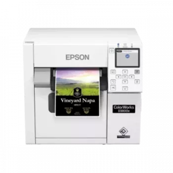 Epson ColorWorks D3800e spalvotų etikečių spausdintuvas, rašalinis, USB, Ethernet, baltas