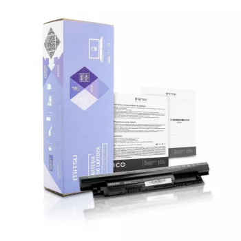 MITSU baterija, skirta Dell Inspiron 14, 15, 17, 4400 mAh (49 Wh), 10,8 - 11,1 V, juoda
