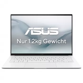 ASUS Zenbook S14 UX5406AA-SU236W Copilot+ PC nešiojamas kompiuteris, 14 colių 3K OLED jutiklinis 120Hz, Intel Core Ultra 9 386H, 32GB LPDDR5x, 1TB SSD, Windows 11 Home, vokiška QWERTZ klaviatūra